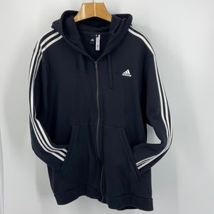 adidas Essentials 3S Full-Zip Hoodie 4XL